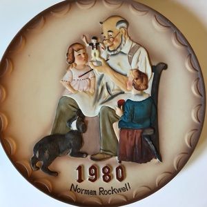 Norman Rockwell 1980 First Annual Collector Plate “The Toymaker”